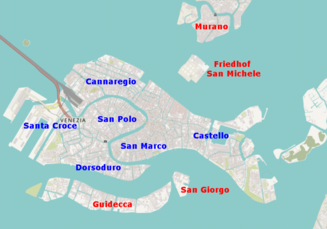 Karte Venedig