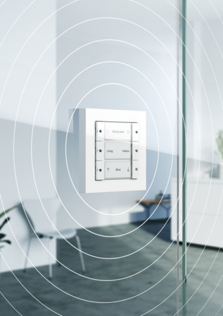 Graphic of a wireless Smart Home element