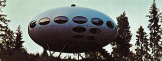Ausstellung: FUTURO – A Flying Saucer in Town