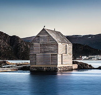 Ferienhaus in Norwegen auf einer kleinen Insel
