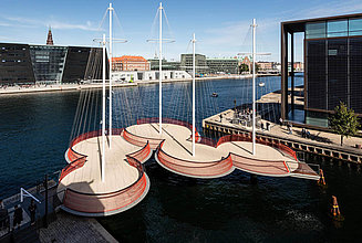 Cirkelbroen bridge over the Christianshavn canal