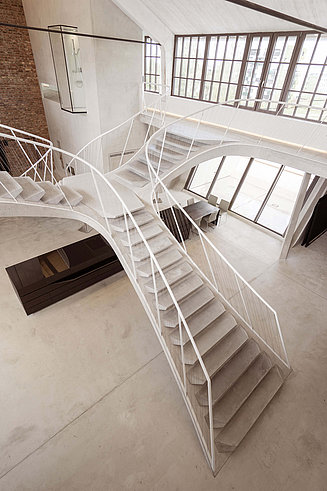 Stair architecture from above
