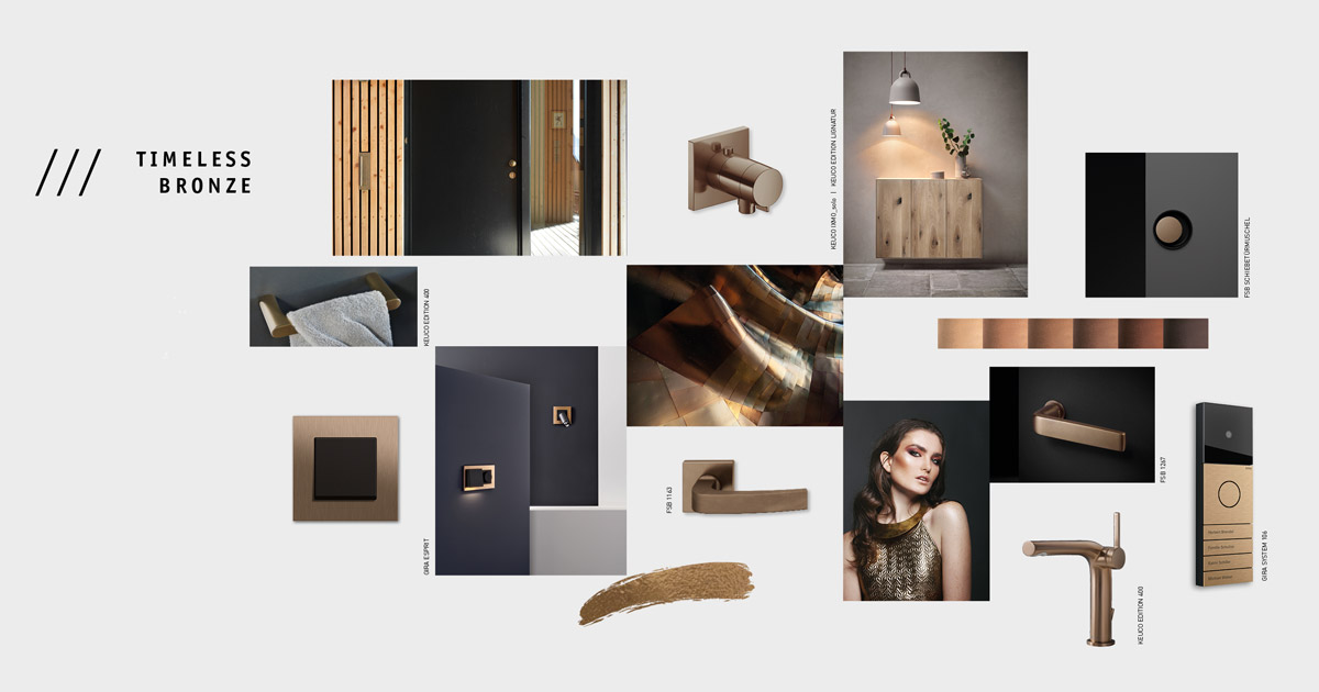 Timeless Bronze: shining times for your interiors – BERÜHRUNGSPUNKTE ...